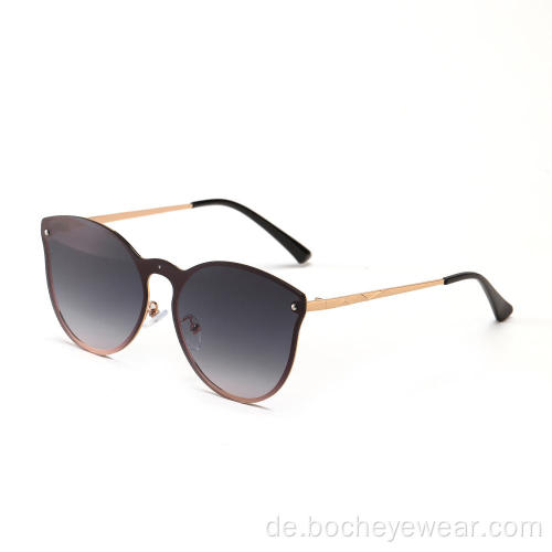 Großhandel Mode Frauen einteilige Linse Rahmen UV 400 Shades Sonnenbrille Sonnenbrille 2021